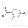 4-CLORO-2-METHYLBENZOIC CAS 7499-07-2